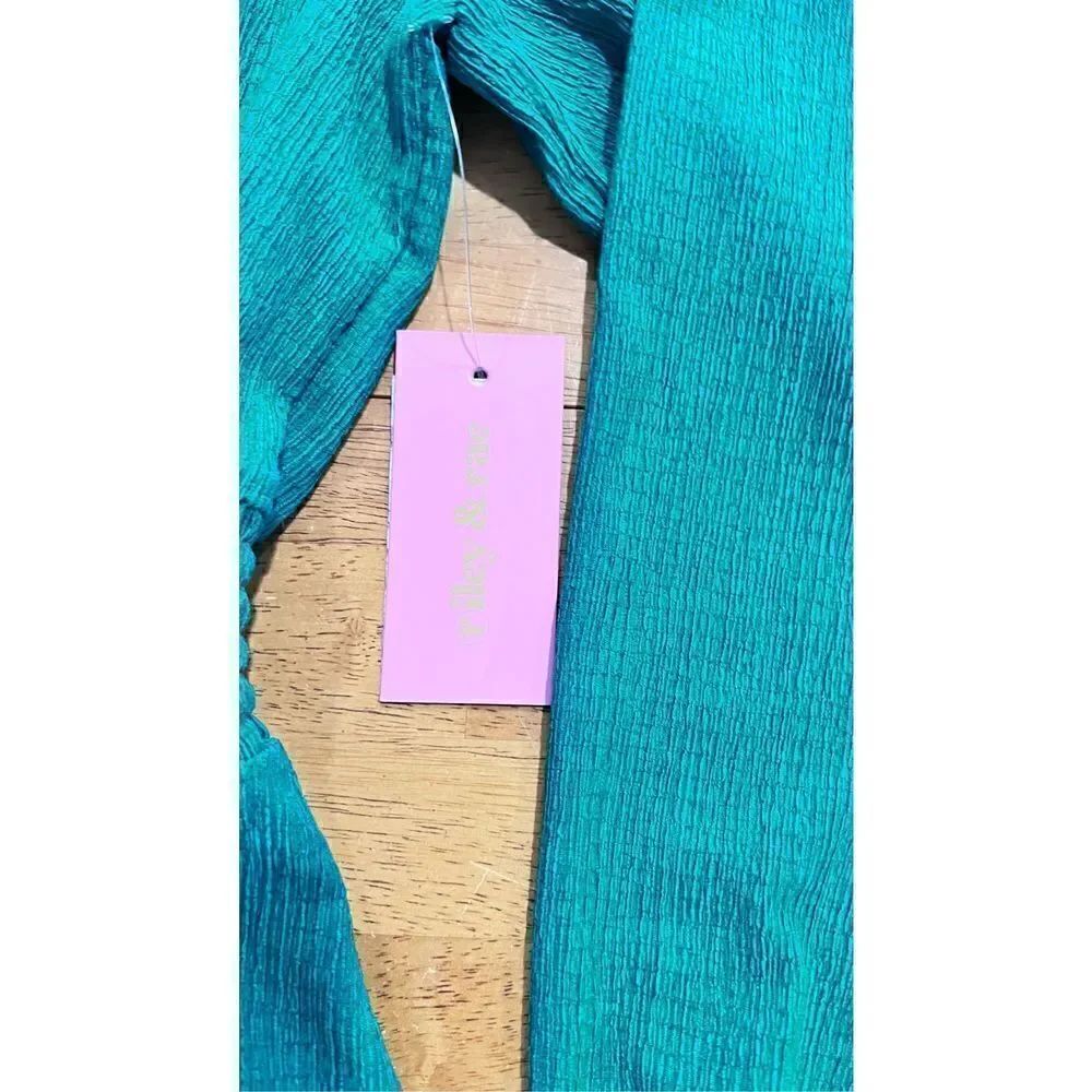 RILEY & RAE GREEN GAUZE BLOUSE WOMEN'S SIZE S NEW P1-151 - Picture 3 of 11